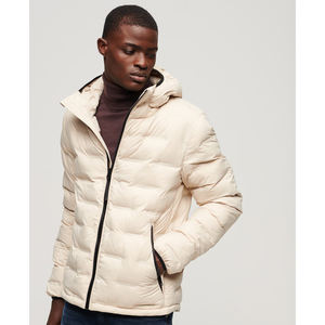 Veste matelassée surdimensionnée avec capuche pour homme, personnalisable avec logo frontal, de haute qualité, vente en gros du fabricant - Product Image 1