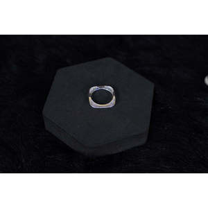 Anillo de Plata de Ley 925 Silverings Bliss, Chapado en Rodio, con Piedra Preciosa Engastada en Aleación de Cobre, Oro Blanco y Latón - Regalo - Product Image 1