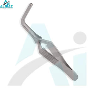 ALMAC-Pince pour bouledogue atraumatique Santulli de qualité supérieure, conçue pour un serrage sûr des vaisseaux lors de chirurgies cardiaques et vasculaires, certifiée CE - Product Image 1