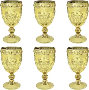 Thiết kế mới Brass cốc ly chalice ly rượu vang dập nổi trang trí nội thất ly rượu vang có thể được sử dụng cho bất kỳ niềm vui bên hoặc sử dụng hàng ngày