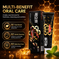 Dentifrice Menthe et Venin d'Abeille Effet Blanchissant et Anti-Taches, Fraîcheur Ultra-Longue Durée 150 Minutes, Breveté, Marque Blanche, Vente en Gros pour Usage Domestique
