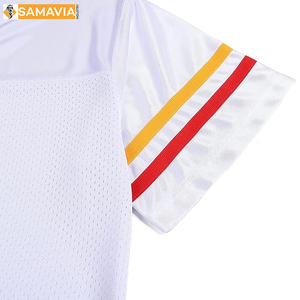 SAMAVIA <b>men's</b> American Football uniform Mesh Jersey Breathable Custom Uniform Shirt RTS Available - Product Image 5