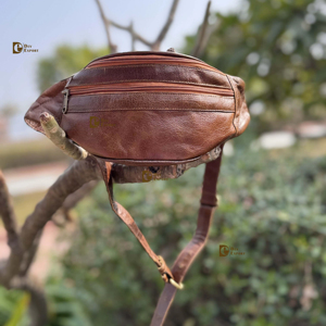 Cinturón de Cuero Genuino de Diseño Moderno con Bolsillo en la Cintura, Bolso de Viaje de Moda, Único y Elegante, Fácil de Llevar, Cinturón para Dinero con Múltiples Usos - Product Image 1