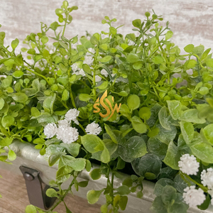 Galvanized Metal Bucket Planter Flower Pots <b>for</b> Railing <b>Fence</b> Balcony <b>Decor</b> <b>Garden</b> Indoor Outdoor Wholesale Rates From India - Product Image 2