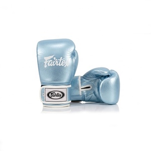 Guantes de Boxeo Metálicos Duraderos Fairtex al por Mayor, Nuevos y Populares, Guantes de Entrenamiento de Muay Thai y Kickboxing de Cuero Personalizados OEM, Guantes de Sparring - Product Image 3