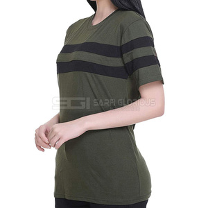 เสื้อยืดผู้หญิง แขนสั้น คอกลม ผ้าฝ้าย นุ่ม ระบายอากาศดี สวมใส่สบาย น้ำหนักเบา เหมาะสำหรับฤดูร้อน - Product Image 5