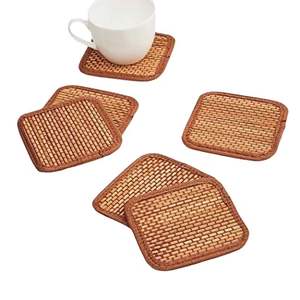 Dessous de verre avec support Qualité standard Dessous de verre fait à la main Assiettes de chargeur d'herbe de mer et jute - Product Image 5