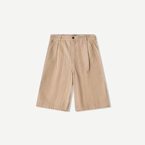 กางเกงขาสั้นลำลองแนวสตรีทผ้าคอตตอนพิมพ์ลายพัฟสำหรับ100% กางเกงขาสั้นออกแบบได้ตามต้องการ - Product Image 1