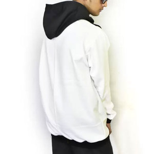 Sweat à capuche surdimensionné personnalisé pour homme, respirant, en molleton épais, avec fermeture éclair, impression 3D en relief, poche avant, doublure 100 % laine, écologique - Product Image 2