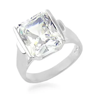 Bague en argent 925 avec zircone cubique pour femme, bijou cadeau - Product Image 2