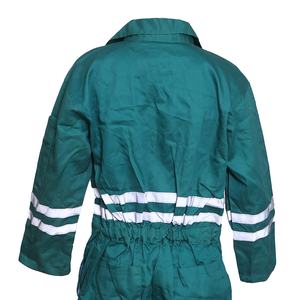 Overol de Seguridad de Trabajo Unisex 100% Ignífugo de Algodón, Ropa Cómoda con Hilo Ignífugo y Botón de Latón - Product Image 3