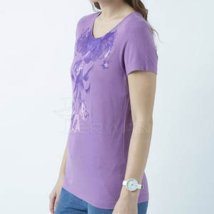 Camiseta de mujer más vendida para ropa de calle de verano Diseño y logotipo personalizados con precio razonable - Product Image 2