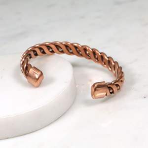 กำไลข้อมือเปิดดีไซน์เก๋ ขายดี สำหรับผู้หญิง ทำจากทองเหลืองชุบเงิน สวยหรู เหมาะเป็นของขวัญ - Product Image 5