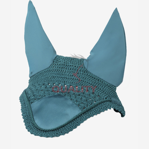 ผ้าคลุมหัวม้าถักโครเชต์คุณภาพสูงน้ำหนักเบาทำจากผ้าถักระบายอากาศล้างทำความสะอาดได้สำหรับสไตล์นักขี่ม้าที่สง่างาม - Product Image 4