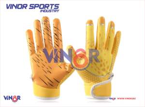 2025 New Arrival Custom Design Grip <b>Football</b> Receiver <b>Gloves</b> Adult <b>Kids</b> Outdoor American American <b>Football</b> <b>Gloves</b> Manufacturer - Product Image 3