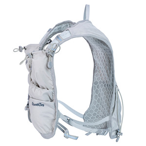 Gilet de course à pied d'hydratation en gros Gumten pour le <span class=keywords><strong>vélo</strong></span>, la <span class=keywords><strong>randonnée</strong></span>, le marathon, la course sur sentier avec 2 bouteilles d'eau souples de 250 ml - Product Image 2