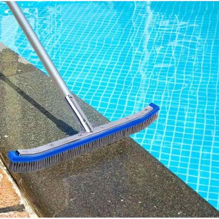 Superpool Flat Stainless Steel Wire Pool Brush 46 Cm-Stainless Steel Algae Brush-We Are Wholesaler