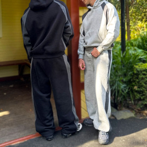 Wholesale Custom 420 Gsm Hoodies and Baggy <b>Sweatpants</b> <b>Set</b> Sweatsuits Heavyweight Oversized Loose Hoodies Tracksuit Manufacturer - Product Image 3