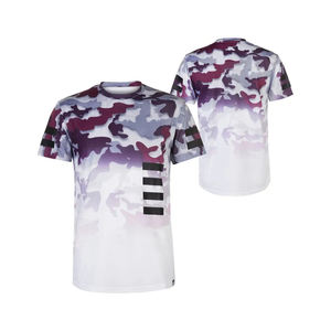 La mejor Camiseta deportiva de secado rápido de tela, ropa activa transpirable con estampado de sublimación, manga corta, venta al por mayor para el trabajo en cualquier temporada - Product Image 6