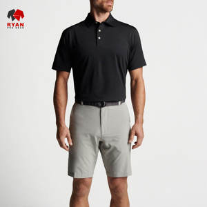 Chemises polo personnalisées Ryan Pro Gear pour hommes avec logo personnalisé, tissu respirant, séchage rapide, design ODM - Product Image 2