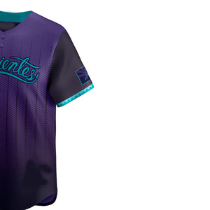 Camisetas de béisbol de poliéster transpirable personalizadas para mujer, uniformes deportivos impresos, estilo OEM/ODM, venta al por mayor, alta calidad - Product Image 2