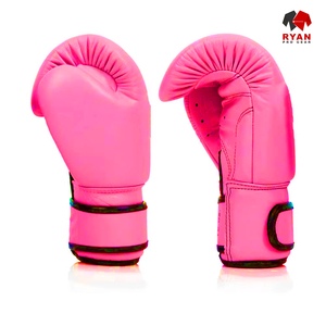 ถุงมือหนัง PU สำหรับการแข่งขันเพื่อความปลอดภัยถุงมือสำหรับ MMA แบบไทยสีตามสั่ง - Product Image 3