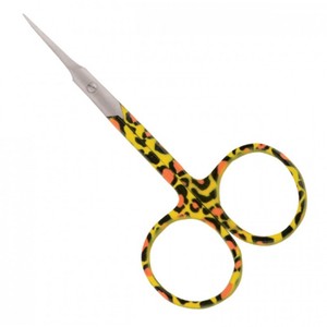 Manicure Scissors Stainless Steel Sharp Blade <b>Plastic</b> Handle Leopard Print Design For Cuticle Trimming Adults Beauty Tools - Product Image 1