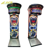 Machine de boxe d'arcade ACS Game Street à monnayeur, mesure de la vitesse et de la force, avec musique intelligente