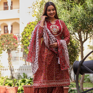 Sharara ล่าสุดที่มีขนาดที่กำหนดเองสำหรับผู้หญิงผู้ส่งออกของนักออกแบบ Sharara สำหรับผู้หญิงที่อยู่ในอินเดียคอลเลกชันใหม่ - Product Image 1