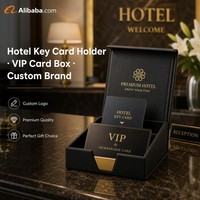 Boîte d'emballage personnalisée pour cartes de membre en papier, porte-cartes cadeaux VIP, étui de rangement pour cartes-clés d'hôtel, étui pour cartes de fidélité de détail