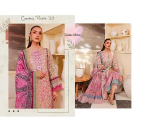 SS Cambric Prints by Firdous Cotton Lawn Winter Collection 3 Piece Unstitched Dresses Available after Custom Stitching