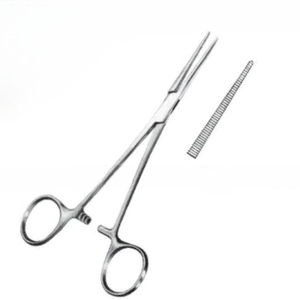 Fórceps hemostáticos delicados Crile personalizados de alta calidad, instrumentos quirúrgicos rectos de acero inoxidable de 16cm - Product Image 6