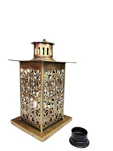 Premium Home Decor Fer Lanterne Photophore Bougeoir Pots De Bougie En Métal pour Mariages et Boîte De Noël Inclus - Product Image 3