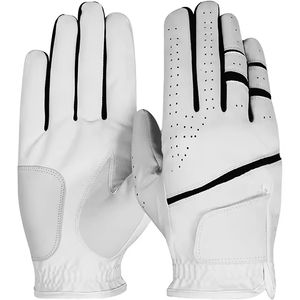 Gants de golf professionnels pour hommes gauchers, sur mesure, en cuir de mouton Cabretta de haute qualité, antidérapants, doux, respirants, pour l'extérieur - Product Image 1