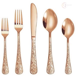 Ensemble de couverts en acier inoxydable de finition luxueuse |   Idéal pour la mise en place de la table et les occasions spéciales - Product Image 1