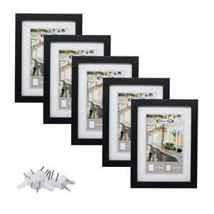 ชุดกรอบรูปสีดำ 5 ชิ้น ขนาด 13 x 18 ซม. - Product Image 1