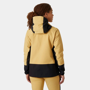 Vente en gros Logo personnalisé sable femmes Odin Backcountry Softshell veste manches longues et coupe-vent femmes course vestes de plein air - Product Image 2