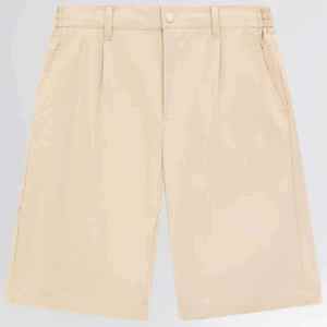 Shorts décontractés pour hommes en coton 100% de haute qualité, taille élastique, 10 couleurs, fermeture éclair, style tendance - Product Image 1
