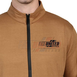 Venta al por mayor de chándal deportivo para hombre con logotipo personalizado a prueba de viento transpirable invierno gimnasio entrenamiento ropa atlética sólido de 2 piezas con capucha Jogger - Product Image 5