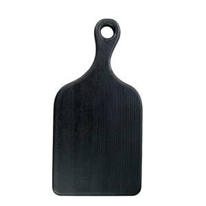 Tabla de Cortar de Madera Ergonómica con Orificio para Colgar, Tabla de Cortar Negra para Cocina, Tabla de Cortar Profesional para Carne y Verduras - Product Image 1