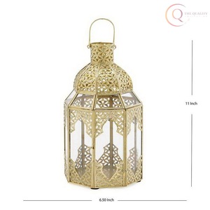 Farol y Portavelas Clásicos de Metal para Decoración de Mesa |   Adecuado para Uso Diario y Festivo - Product Image 2