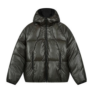 Chaqueta térmica con capucha y cremallera sensible al calor, que cambia de color, con logo frontal, para hombre adulto, la más vendida del invierno. - Product Image 2