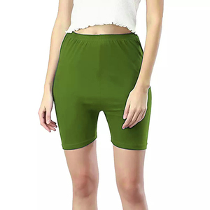 กางเกงออกกำลังกายขาสั้นสำหรับผู้หญิงสีพื้นขาสั้นสีพื้นกางเกงขาสั้นแบบลำลองสำหรับผู้หญิงกางเกงขาสั้นแบบลำลองใส่เล่นกีฬาออกแบบโลโก้ได้ตามต้องการสำหรับฤดูร้อน - Product Image 4
