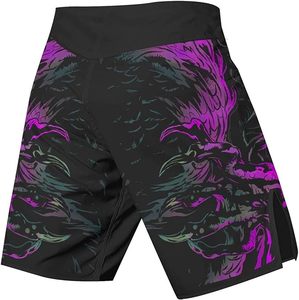 OEM Vente en gros 2024 Design personnalisé Short MMA pour hommes Qualité supérieure Plus Size Sublimé Short de combat uni extensible XS - Product Image 3