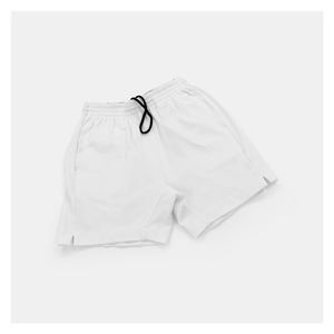 Pantalones cortos de malla atléticos informales personalizados para hombre, pantalones cortos deportivos de verano esenciales para hombre, pantalones cortos de gran tamaño en algodón liso - Product Image 2