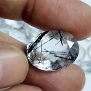 30ชิ้นแร่ควอตซ์สีดำธรรมชาติ10มม. ถึง20มม. รูปไข่ทรงกลม172 CTS ล็อต Iroc ขายพลอยคุณภาพสูงตัดเรา $79สำหรับทุกคน - Product Image 4
