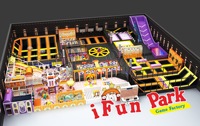 Ifun Park Indoor Kids Playground Slides Ball Pool Trampoline Fun Zone pour enfants personnalisés