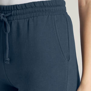 Pantalones de chándal con forro polar para mujer, pantalones holgados de pierna ancha y recta, con cordón para niñas, parte inferior abierta, Joggers atléticos informales para mujer - Product Image 2