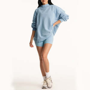 Nouveauté 2025 : Sweat-shirt de sport à capuche uni pour femme, coupe courte, idéal pour l'entraînement, la course et le fitness - Product Image 5