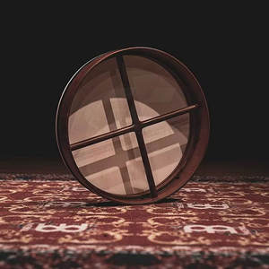 Tambores Chamánicos Hechos a Mano con Piel de Vaca Ecológica para Rituales de Sanación y Práctica Musical - Product Image 4